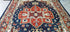 La Petite Grocery 8x10.3 Hand Knotted Blue & Red Serapi | Banana Manor Rug Factory Outlet