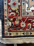 La Petite Grocery 8x10.3 Hand-Knotted Blue & Red Serapi | Banana Manor Rug Factory Outlet