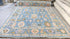 Lamond 8x9.9 Blue Hand-Knotted Oushak Rug | Banana Manor Rug Company