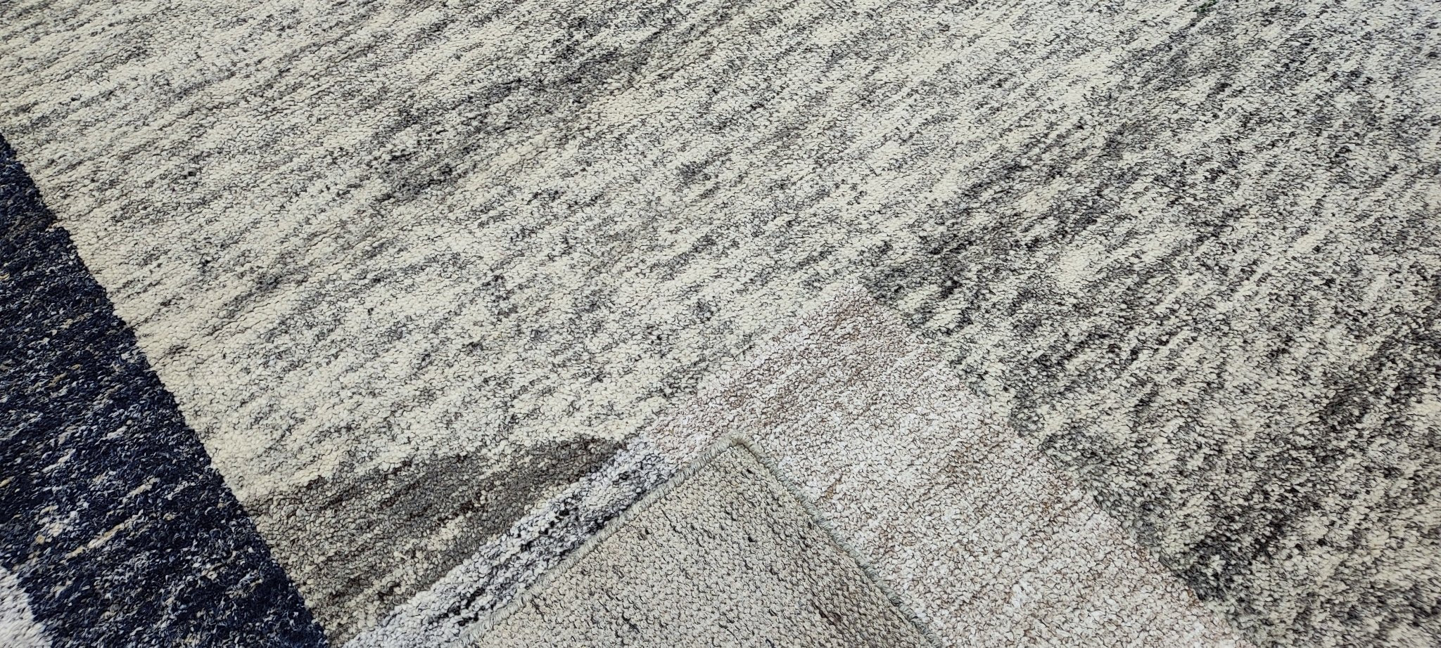 Larry 8x10 Hand-Knotted Natural Grey Modern | Banana Manor Rug Factory Outlet