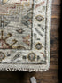 Lauren Tom 2.6x9.6 Hand-Knotted Grey & Tan Oushak Runner | Banana Manor Rug Factory Outlet