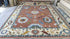 Lawrence 9x11.9 Rust and Ivory Hand-Knotted Oushak Rug | Banana Manor Rug Company