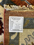 Lawrence 9x11.9 Rust and Ivory Hand-Knotted Oushak Rug | Banana Manor Rug Company
