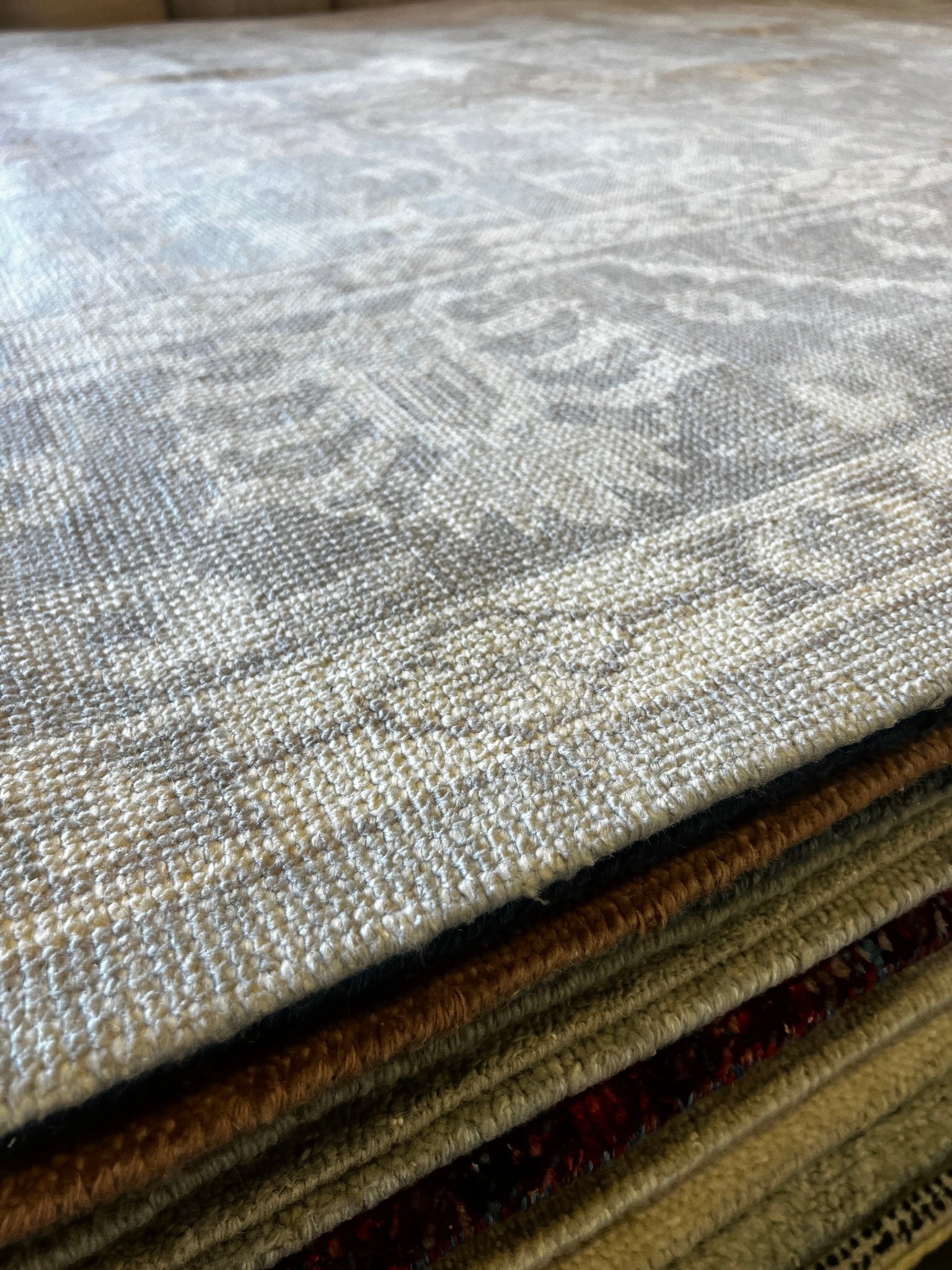 Leah Shapiro 9.9x14 Hand-Knotted Silver Grey Turkish Oushak | Banana Manor Rug Factory Outlet