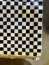 Leandro Lo Black and White Checkerboard Cowhide Rug (various sizes) | Banana Manor Rug Factory Outlet