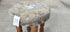 Lee Patrick 14x14x17 Wooden Upholstered Stool | Banana Manor Rug Factory Outlet