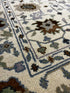 Leonora 6x9.3 Ivory & Ivory Oushak | Banana Manor Rug Factory Outlet