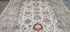 Lesley-Ann Brandt Hand-Knotted Oushak Rug Ivory and Tan 8.3x10 | Banana Manor Rug Company