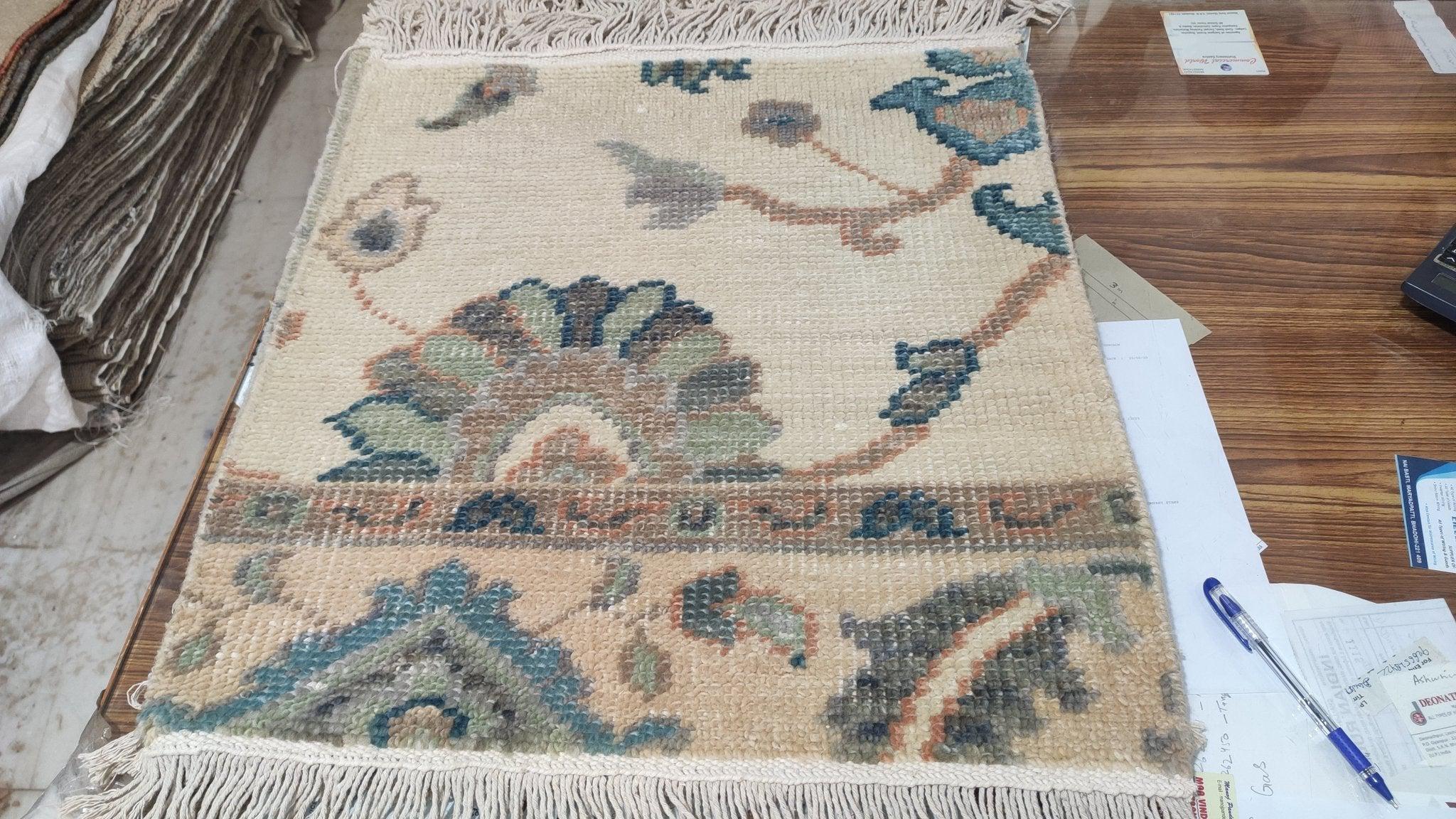 Libby 8x10 Hand Knotted Oushak | Banana Manor Rug Company