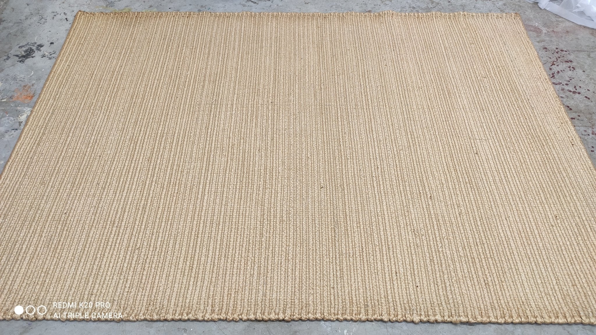 Lilli Von Shtupp 5.3x7.6 Handwoven Natural Jute Rug | Banana Manor Rug Company