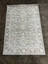 Linda Gamble 4x6 Hand-Knotted Silver & Grey Turkish Oushak | Banana Manor Rug Factory Outlet