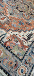 Liona 9x12 Hand Knotted Rust & Grey Oriental | Banana Manor Rug Factory Outlet