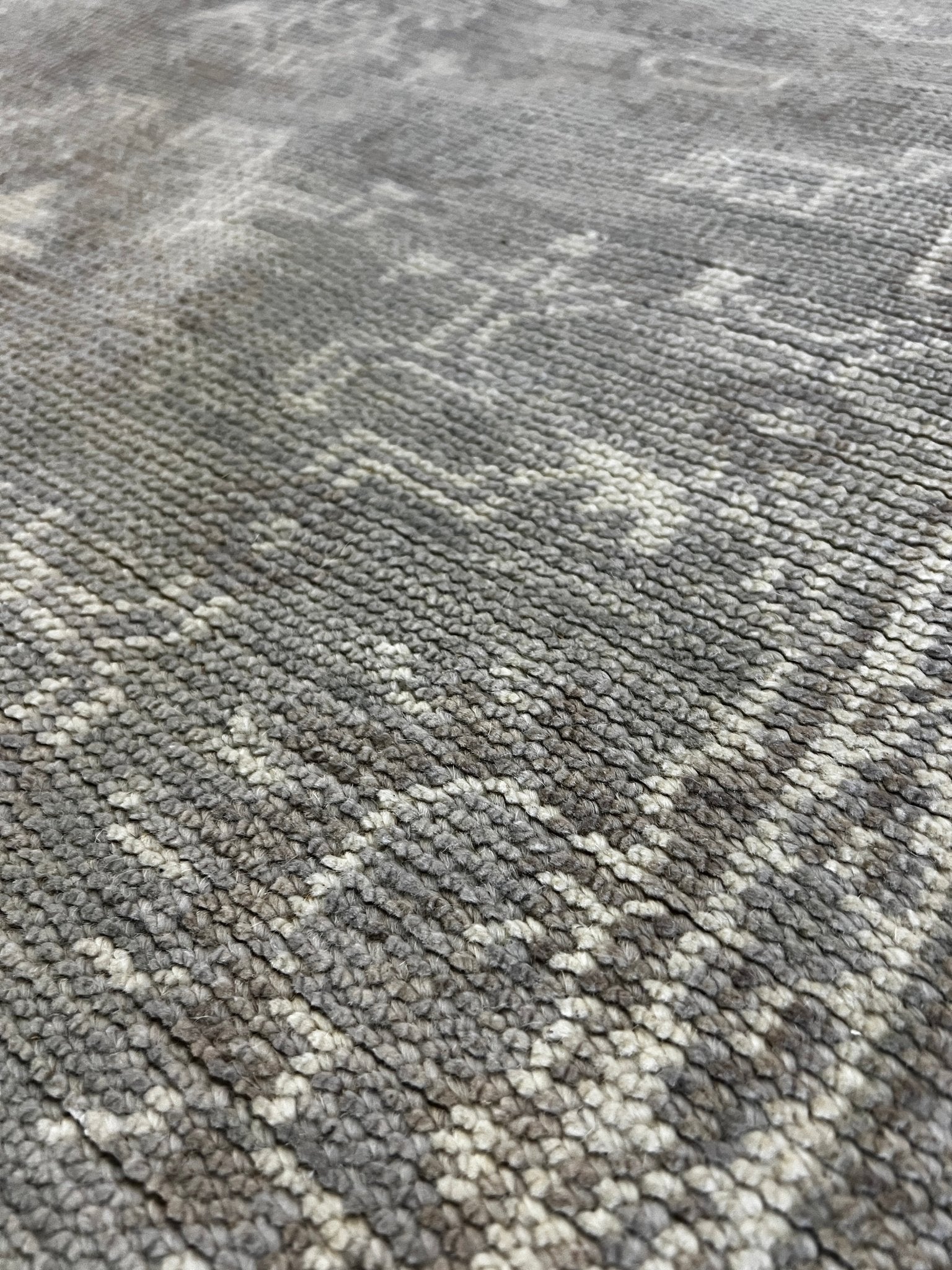 Liv Lindeland 4x6 Hand-Knotted Silver & Grey Turkish Oushak | Banana Manor Rug Factory Outlet