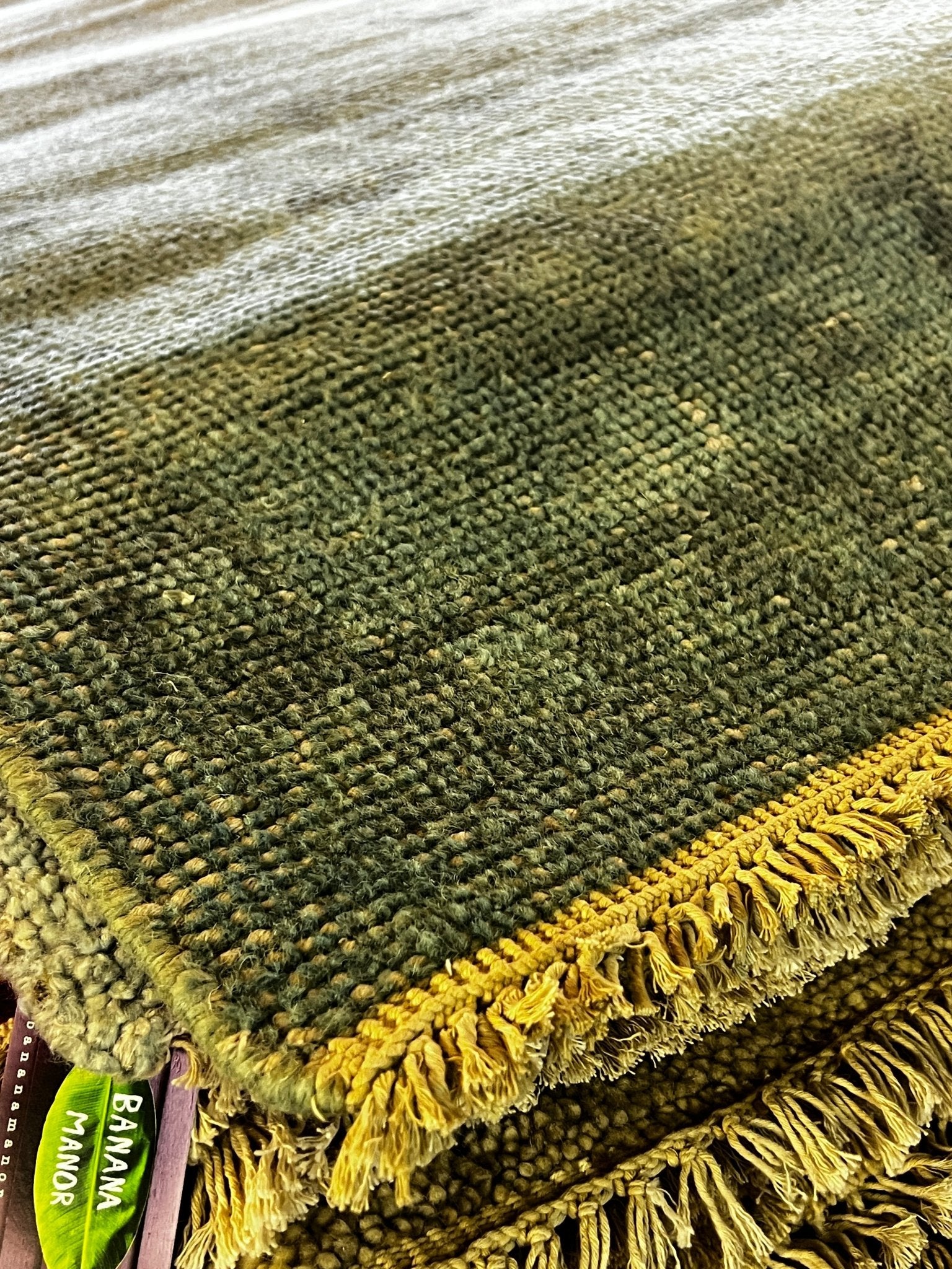 Liv Ullmann 7.9x9.9 Hand-Knotted Light Green Oushak | Banana Manor Rug Factory Outlet