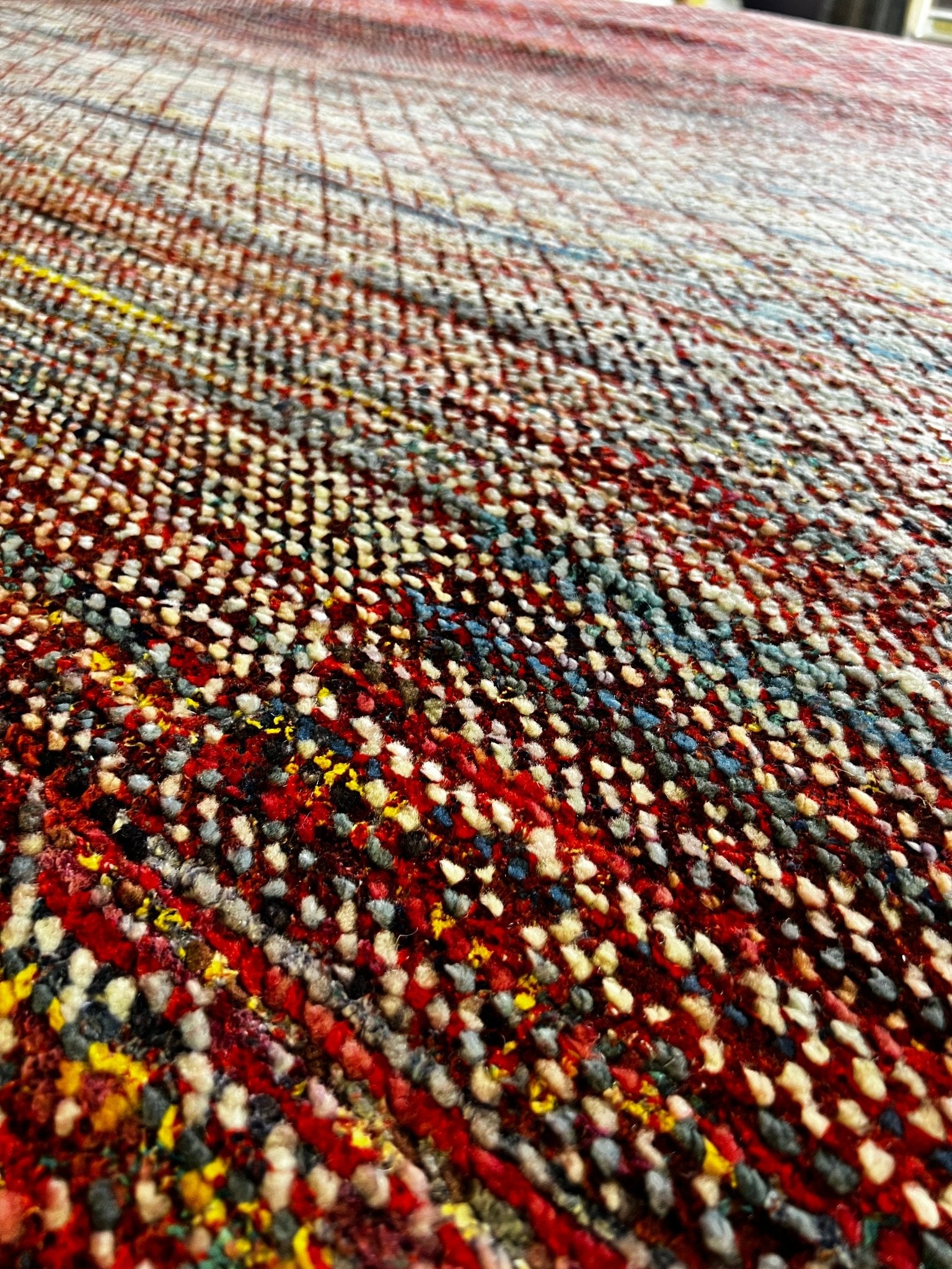 Lizzo 8.3x10.3 Hand-Knotted Grass Style Multi-Color | Banana Manor Rug Factory Outlet