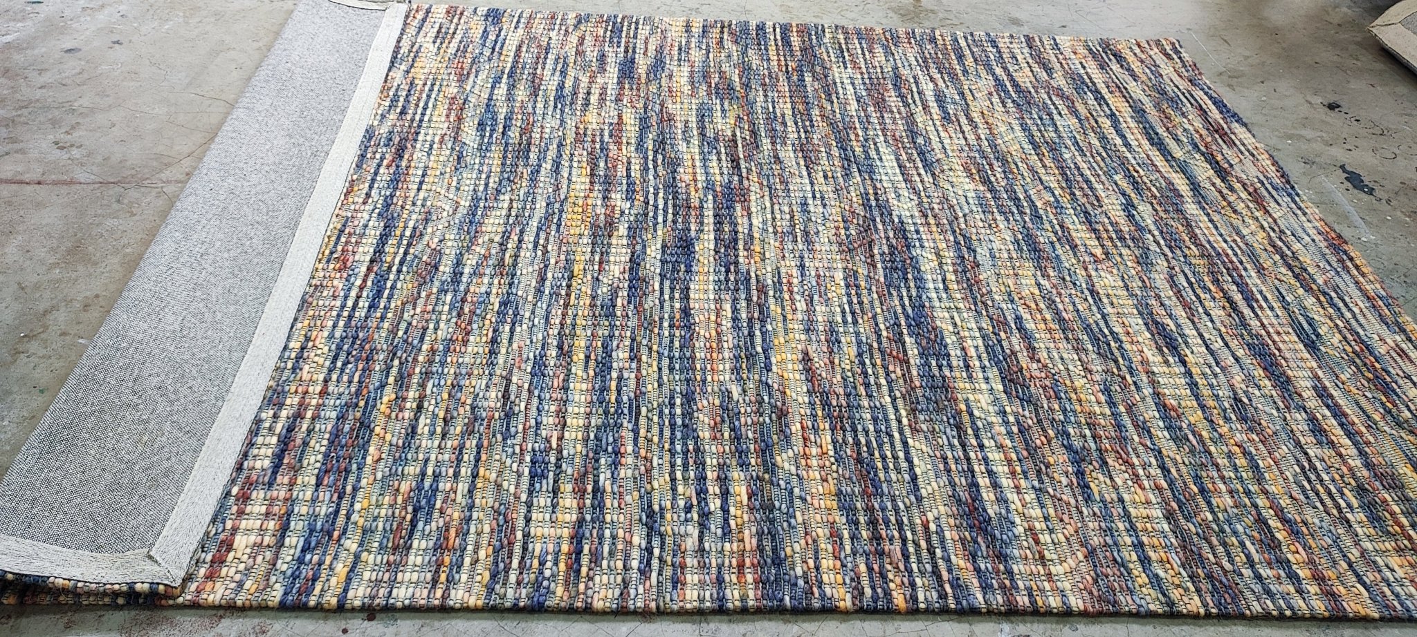 Loa 5.3x8 Handwoven Multi Textured | Banana Manor Rug Factory Outlet