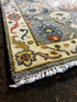 Lolita Canary 2.6x10 Grey and Ivory Hand-Knotted Runner | Banana Manor Rug Factory Outlet