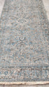 Londyn 3.6x8 Had-Knotted Grey Oushak Runner | Banana Manor Rug Company