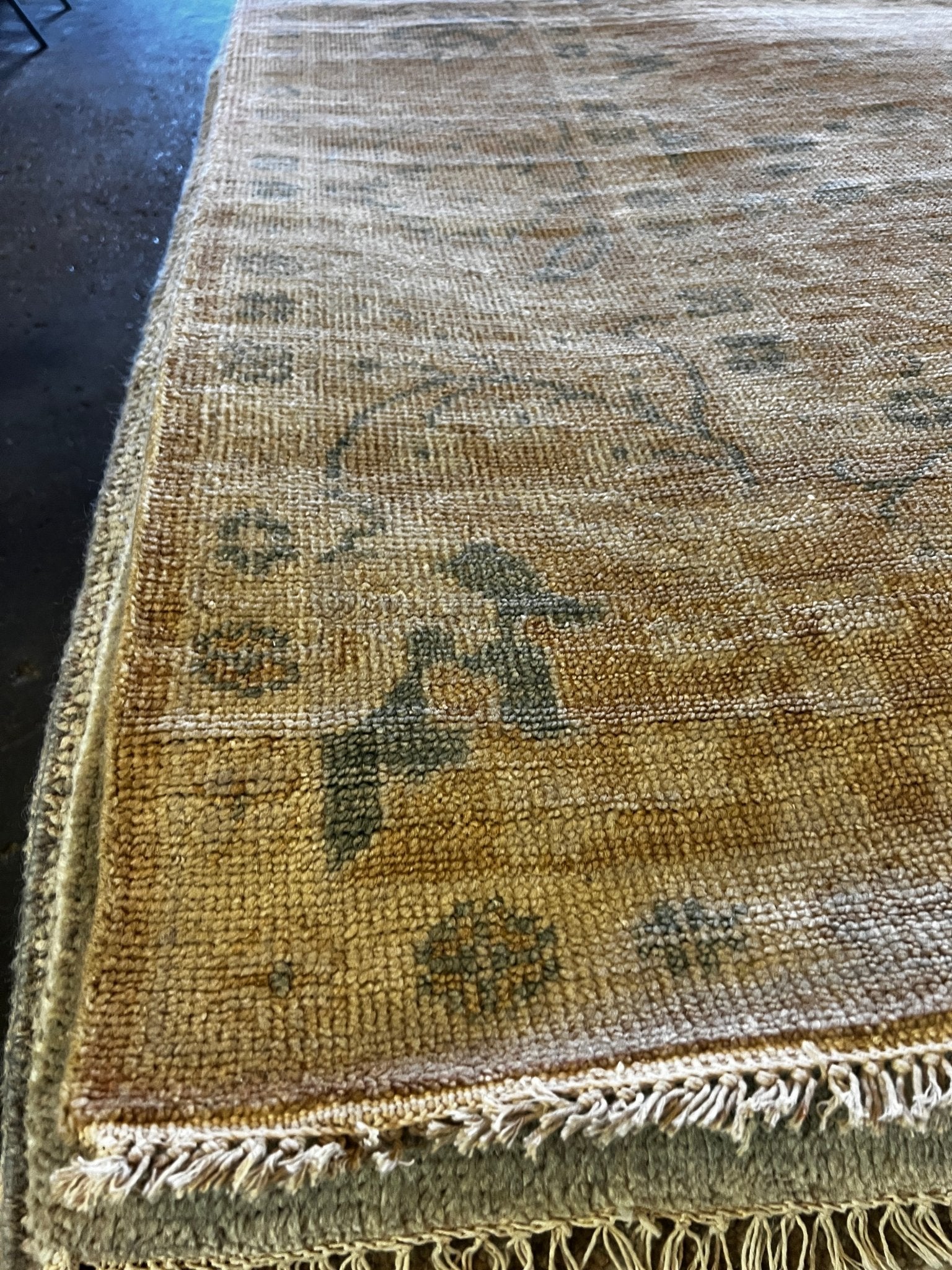 Lorenza 8x9.9 Light Rust Oushak | Banana Manor Rug Factory Outlet