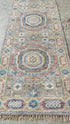 Lotus 2.6x16 Tan Hand-Knotted Oushak Runner | Banana Manor Rug Company