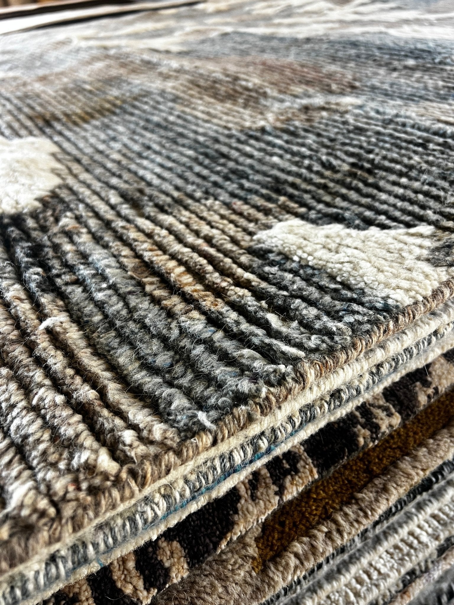 3x4.9 Grey Handwoven Gabbeh Rug – Banana Manor Rug Factory Outlet