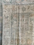 Louise E. Anna 2.7x10.3 Grey, Tan, and Beige Hand-Knotted Afghani Oushak Runner | Banana Manor Rug Company