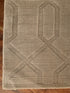 Louisiana Light Gray High Low Geometric Loom Knotted High-Low Viscose Rug | Banana Manor Rug Company