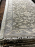 Lucia 2.6x11.9 Hand-Knotted Grey & Silver Turkish Oushak | Banana Manor Rug Factory Outlet