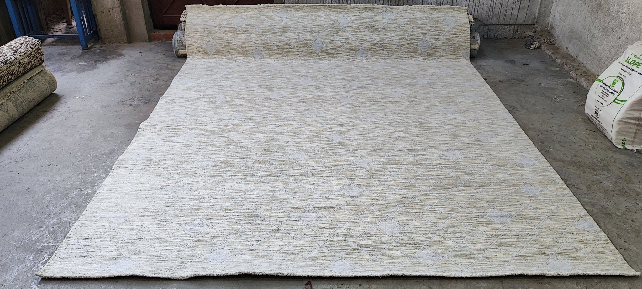 Luciana 7.9x9.9 Beige & Ivory Abstract | Banana Manor Rug Factory Outlet