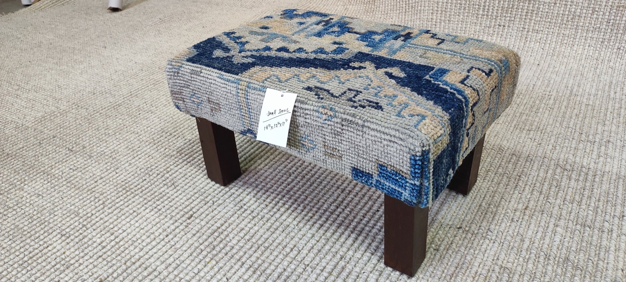 Lucille Ball 18x12x11 Wooden Upholstered Stool | Banana Manor Rug Factory Outlet