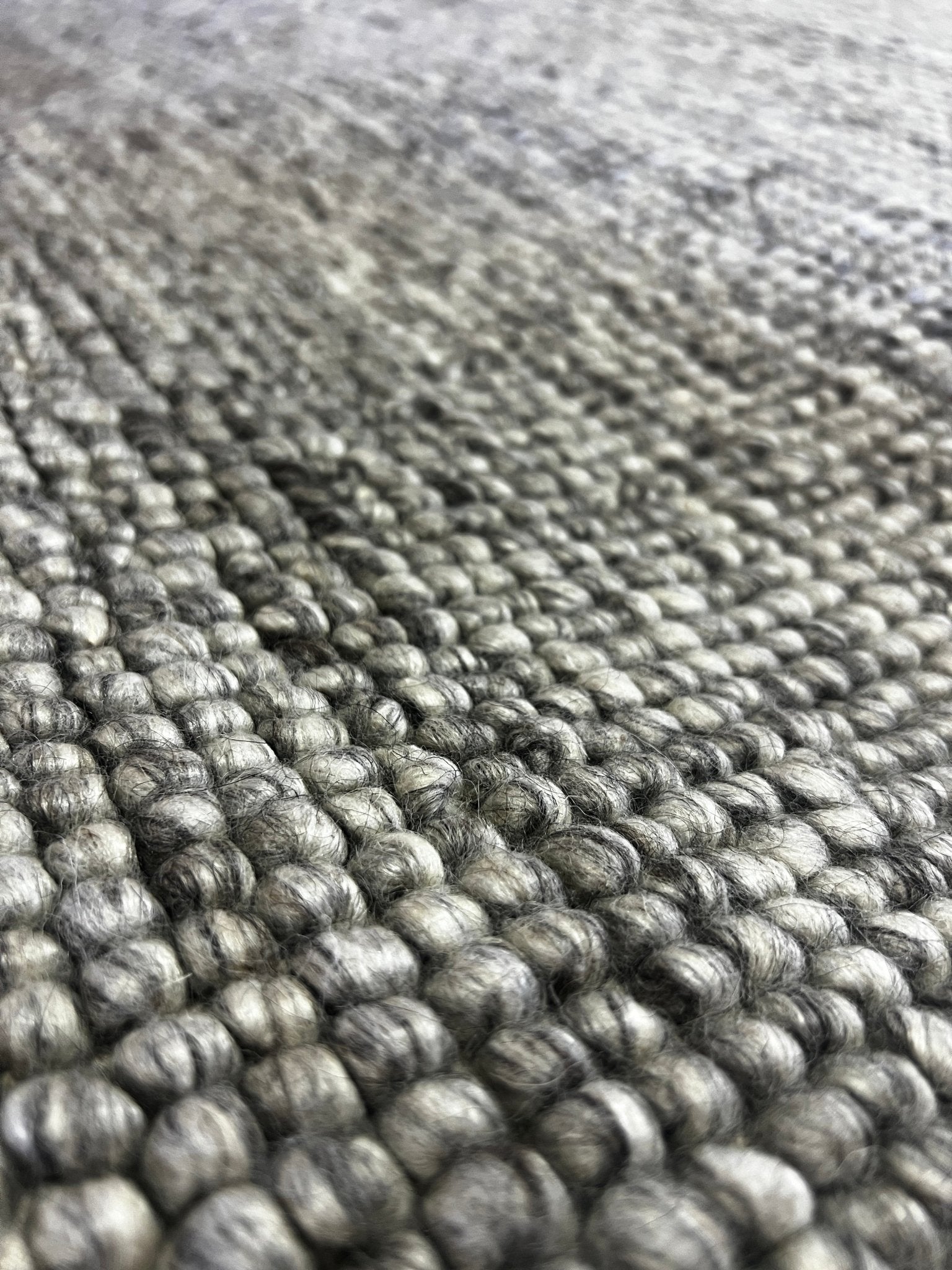 Lukas Mattson 6.6x9.6 Handwoven Wool Durrie Natural/Grey Textured | Banana Manor Rug Factory Outlet