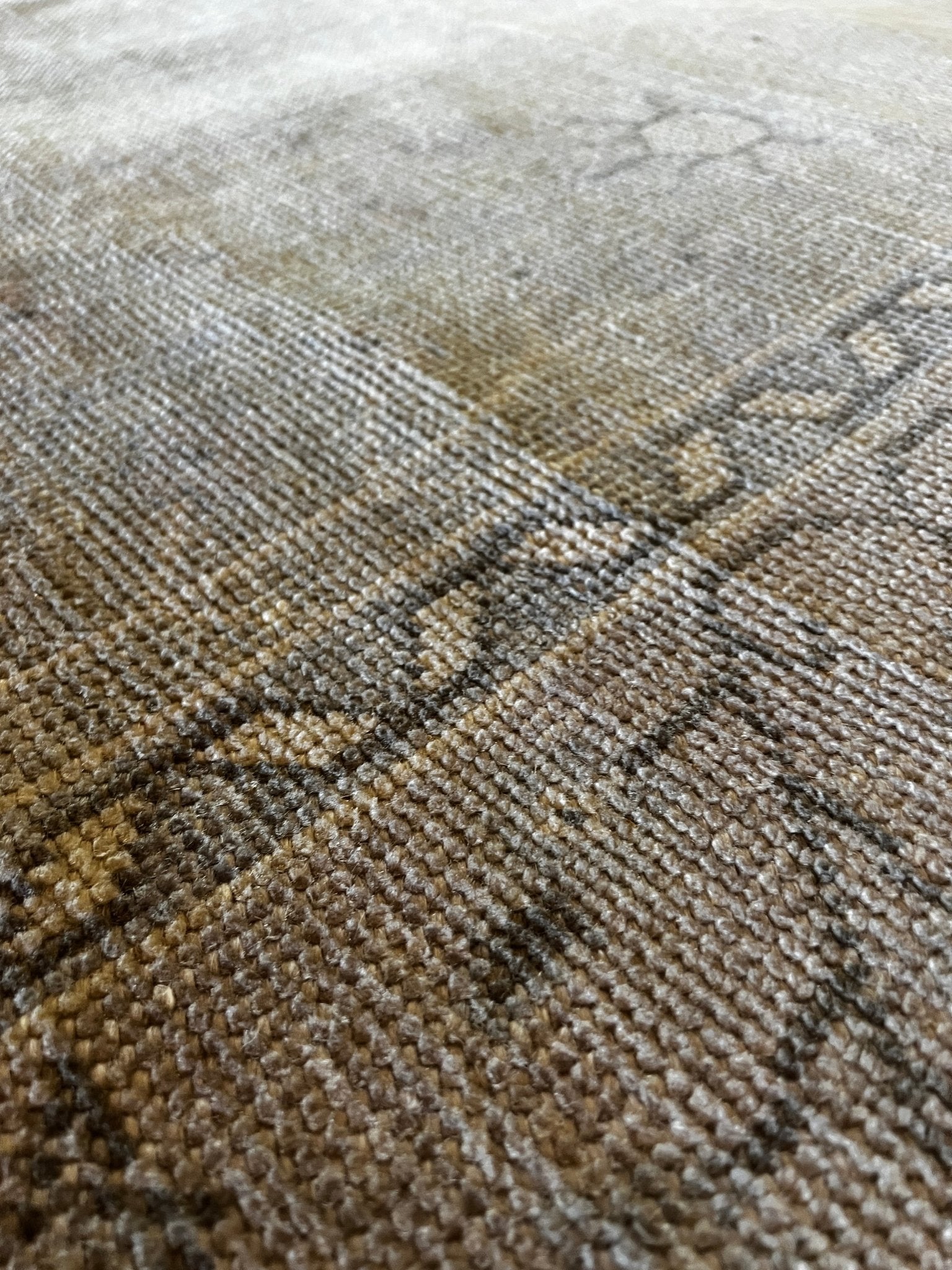 Lydia Thompson 8x10 Hand-Knotted Tan & Grey Turkish Oushak | Banana Manor Rug Factory Outlet