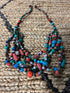 Mable Multi-Colored Layered Handmade Moroccan Necklace | Banana Manor Rug Company