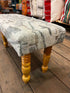 Machiko 30x12x16 Wooden Upholstered Bench | Banana Manor Rug Factory Outlet