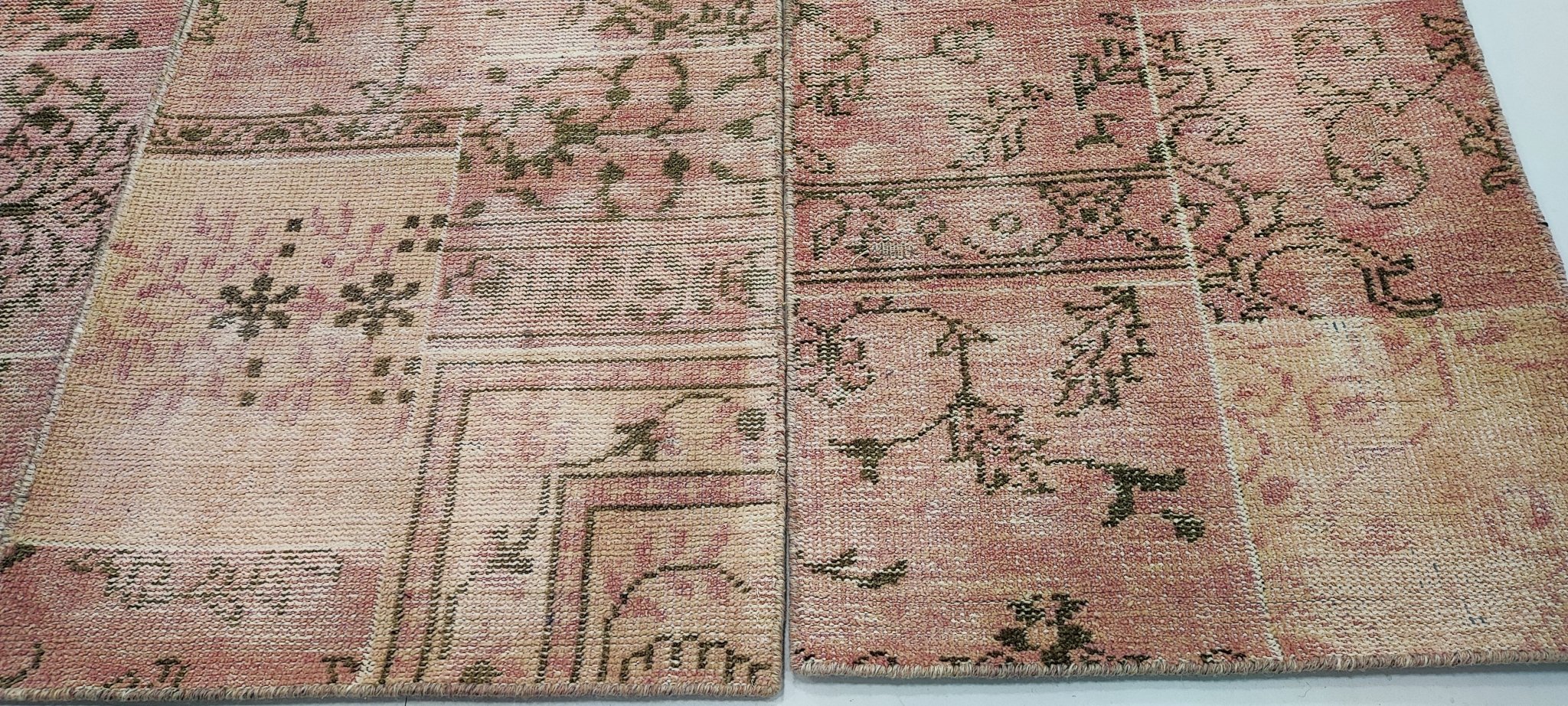 Mae Whitman 2.6x9.6 Hand-Knotted Pink Oushak Runner | Banana Manor Rug Factory Outlet
