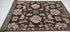 Maggie Wheeler 5.3x8 Hand-Knotted Brown Mix Floral | Banana Manor Rug Factory Outlet