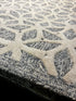 Maple Leaf 5.3x7.6 Hand-Tufted Ivory & Grey Modern | Banana Manor Rug Factory Outlet