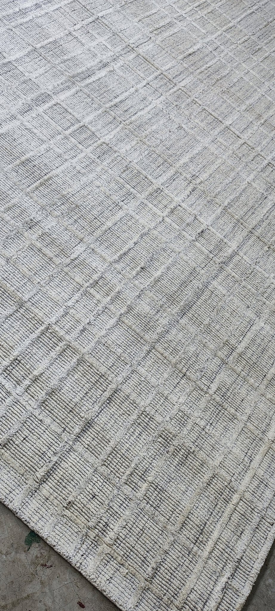 Marc 8.3x11.6 Hand-Knotted Grey & Silver Modern | Banana Manor Rug Factory Outlet