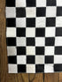 Marcelo Garcia Black and White 2.5x8 Checkerboard Cowhide Runner | Banana Manor Rug Factory Outlet