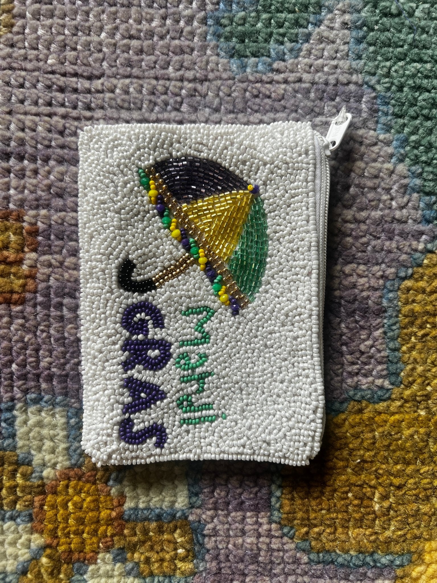 Mardi Gras Umbrella Coin Purse | Banana Manor Rug Company