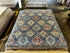 Marigny 8x9.9 Blue Hand-Knotted Oushak Rug | Banana Manor Rug Factory Outlet