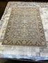 Marilyn Lange 4x6 Hand-Knotted Silver & Light Rust Turkish Oushak | Banana Manor Rug Factory Outlet