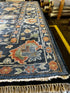 Marisa Mell 9x12 Hand-Knotted Blue Oushak | Banana Manor Rug Factory Outlet