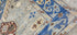 Mariska Hargitay 10.3x13.9 Tan and Blue Hand-Knotted Oushak Rug | Banana Manor Rug Company