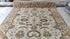 Marquis 7.9x9.6 Beige and Gold Hand-Knotted Kashan Rug | Banana Manor Rug Company