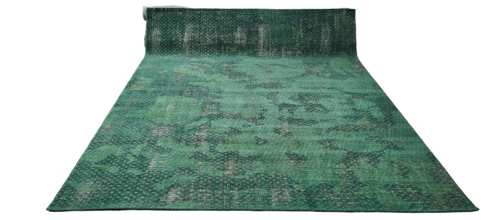 Marshall Napier Hand-Knotted Modern Green Abstract 8x10 | Banana Manor Rug Company