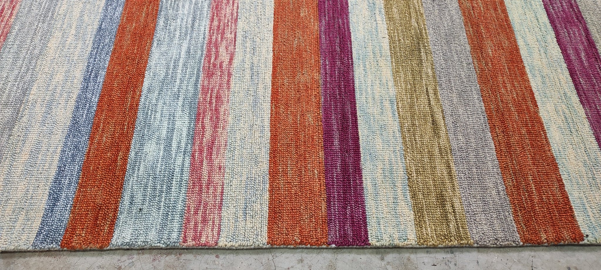 Martina 5x8 Hand-Tufted Wool Multi Stripe | Banana Manor Rug Factory Outlet