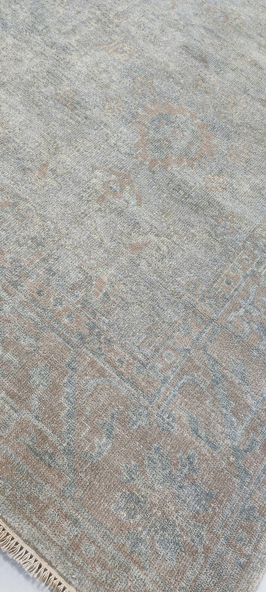 Mary Beth 9x12 Hand-Knotted Tan & Grey Oushak | Banana Manor Rug Factory Outlet
