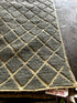 Mary Robinson Handwoven Wool Durrie Blue Grey Diamond (various sizes) | Banana Manor Rug Factory Outlet