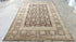 Melanie 6x9 Brown and Beige Hand-Knotted Oushak Rug | Banana Manor Rug Company